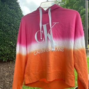 Calvin Klein Jeans Vibrant Pink Hoodie